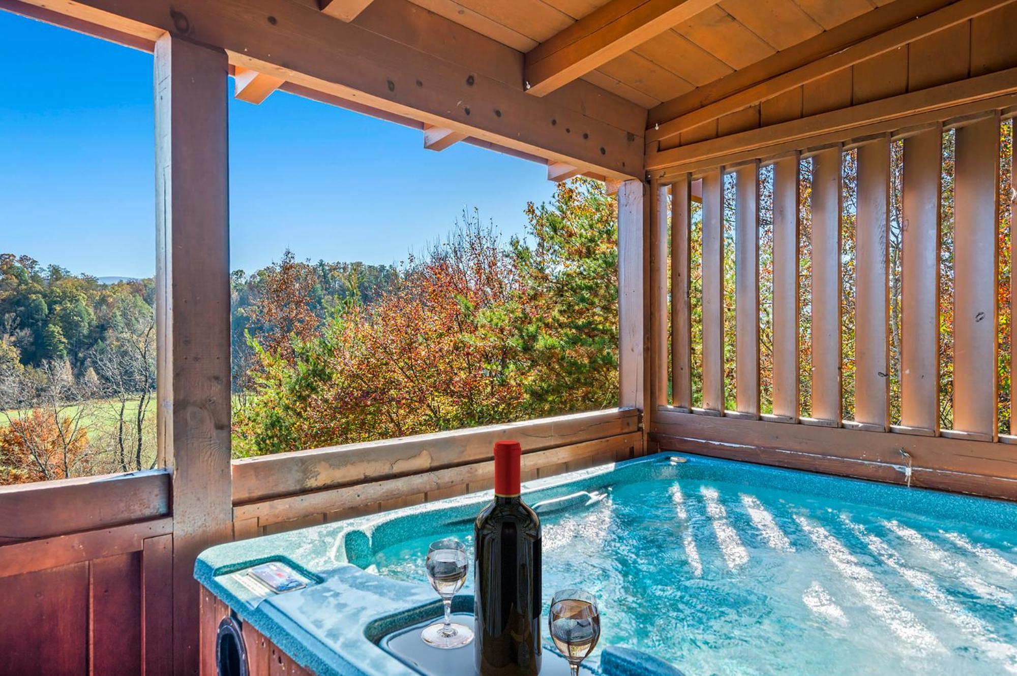 Bearfoot Pines - True Log Cabin - Wi-Fi, Hot Tub, Fishing, Deck With Views! - Mins To Pf Sevierville Exterior foto