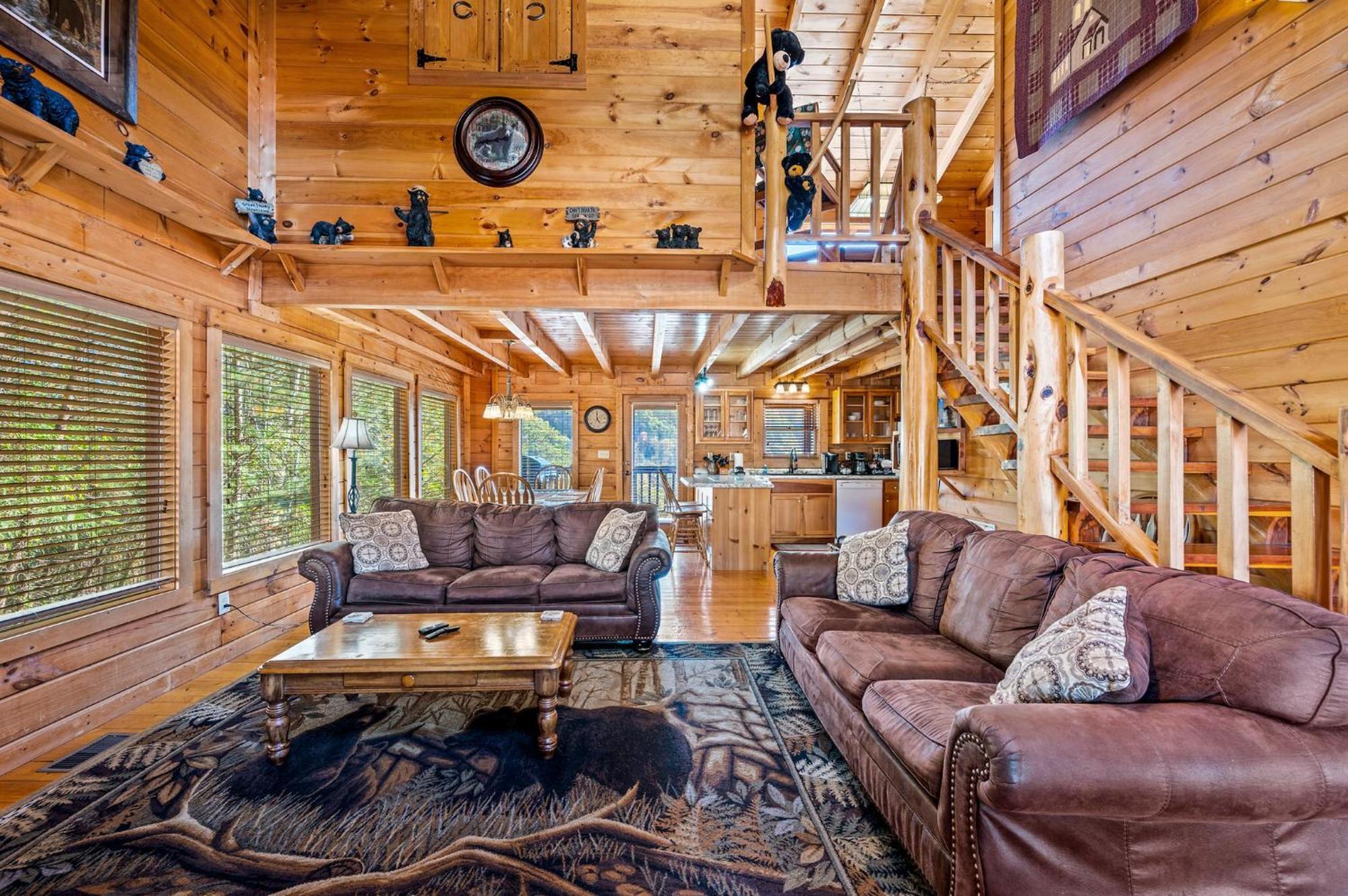 Bearfoot Pines - True Log Cabin - Wi-Fi, Hot Tub, Fishing, Deck With Views! - Mins To Pf Sevierville Exterior foto
