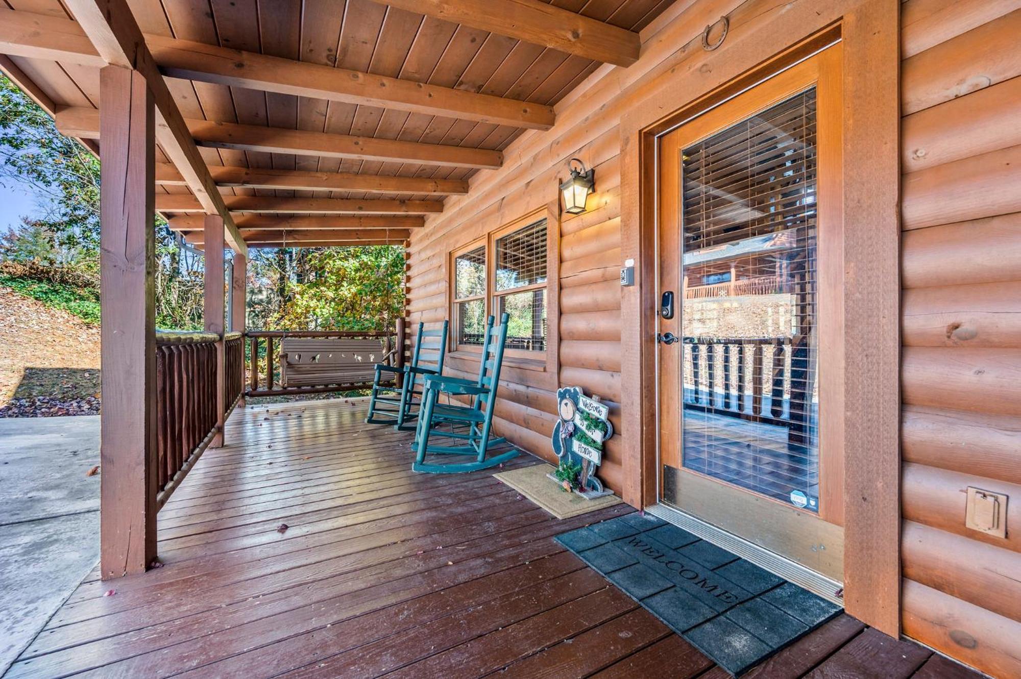 Bearfoot Pines - True Log Cabin - Wi-Fi, Hot Tub, Fishing, Deck With Views! - Mins To Pf Sevierville Exterior foto